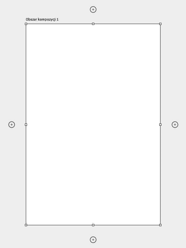 Dodawanie obszarów kompozycji przy użyciu ikon plus w programie Photoshop