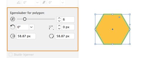 Egenskaber for live-form | Polygon
