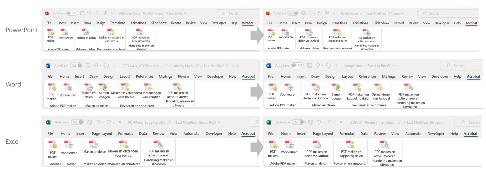 PDFMaker voor Microsoft PowerPoint, Word en Excel