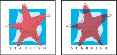 Накладання в програмі Illustrator