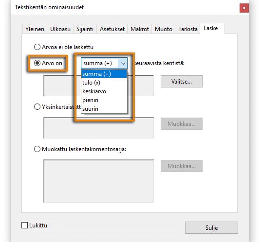 Esimääritetyt laskutoimitukset