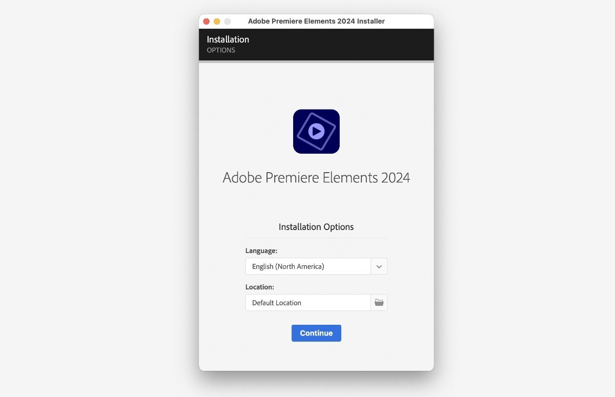 Загрузка и установка Adobe Premiere Elements