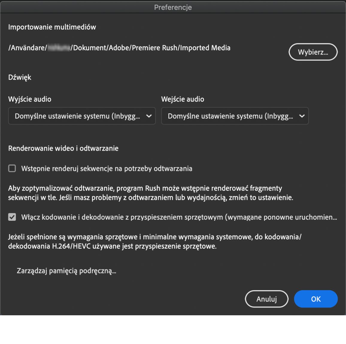 Ustawianie preferencji
