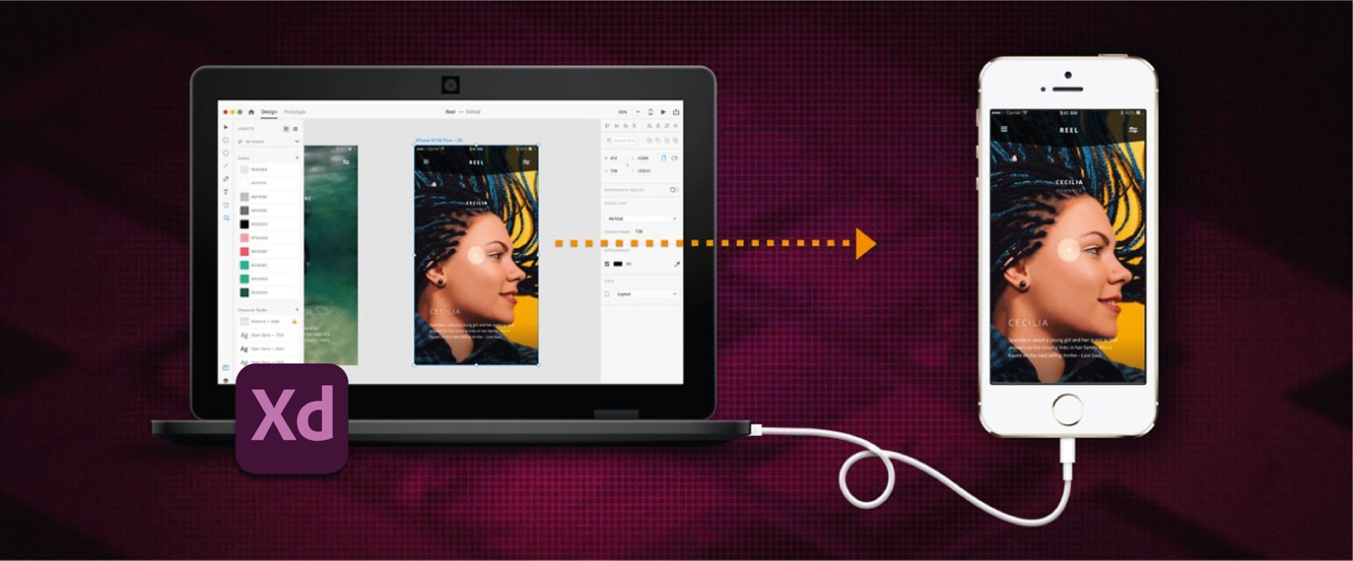 Obtener una vista previa de prototipos en tiempo real en dispositivos 