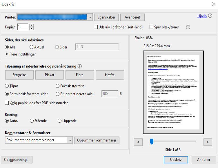 Ny forbedret Udskriv-dialogboks
