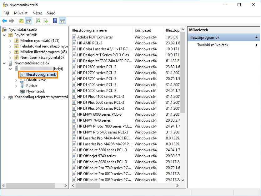 Az Adobe PDF Converter illesztőprogramjának eltávolítása
