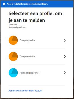 Een profiel kiezen