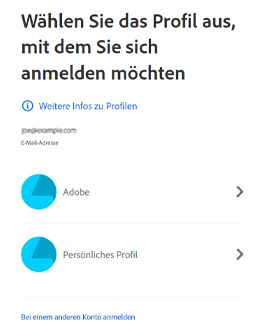 Profil wählen