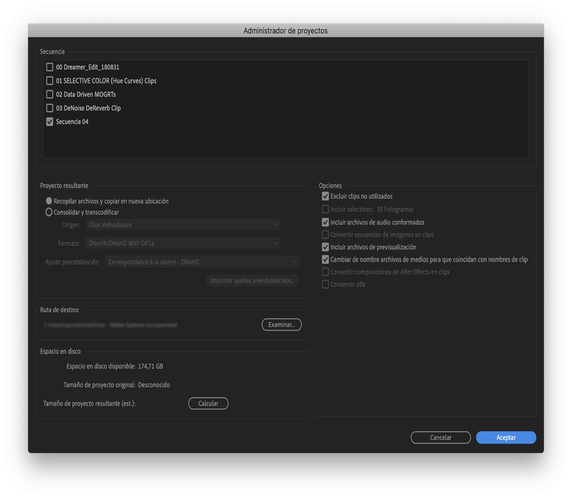 Administrador de proyectos