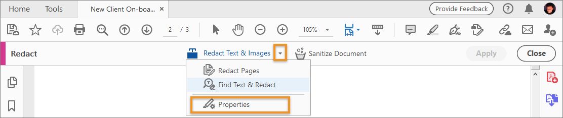 خصائص التنقيح