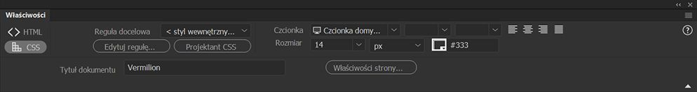 Inspektor właściwości (CC)