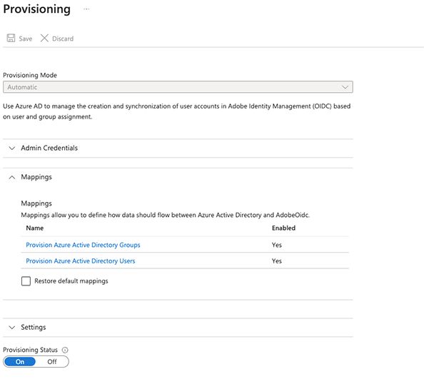 Zřídit uživatele služby Azure Active Directory