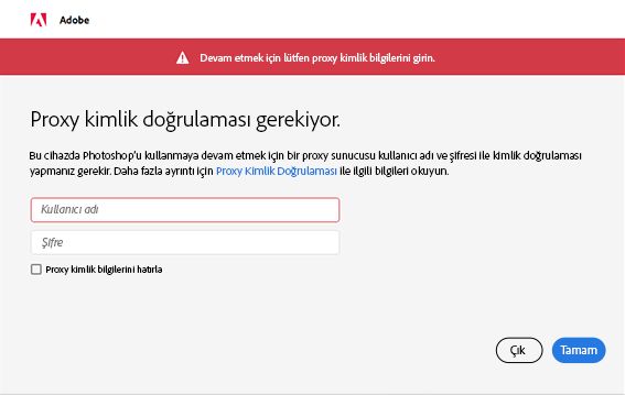 Proxy ayarlarınızı kontrol etme