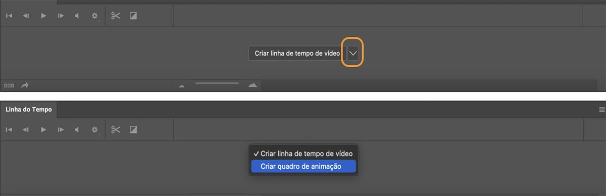 Crie um animação de quadros