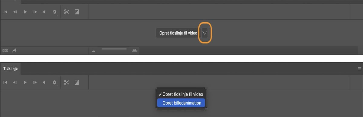 Opret en rammeanimation
