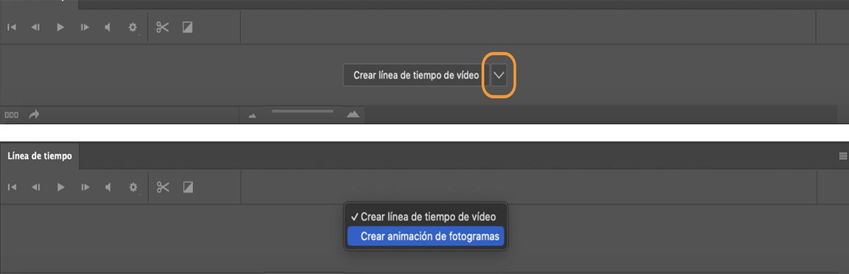 Creación de una animación de cuadros