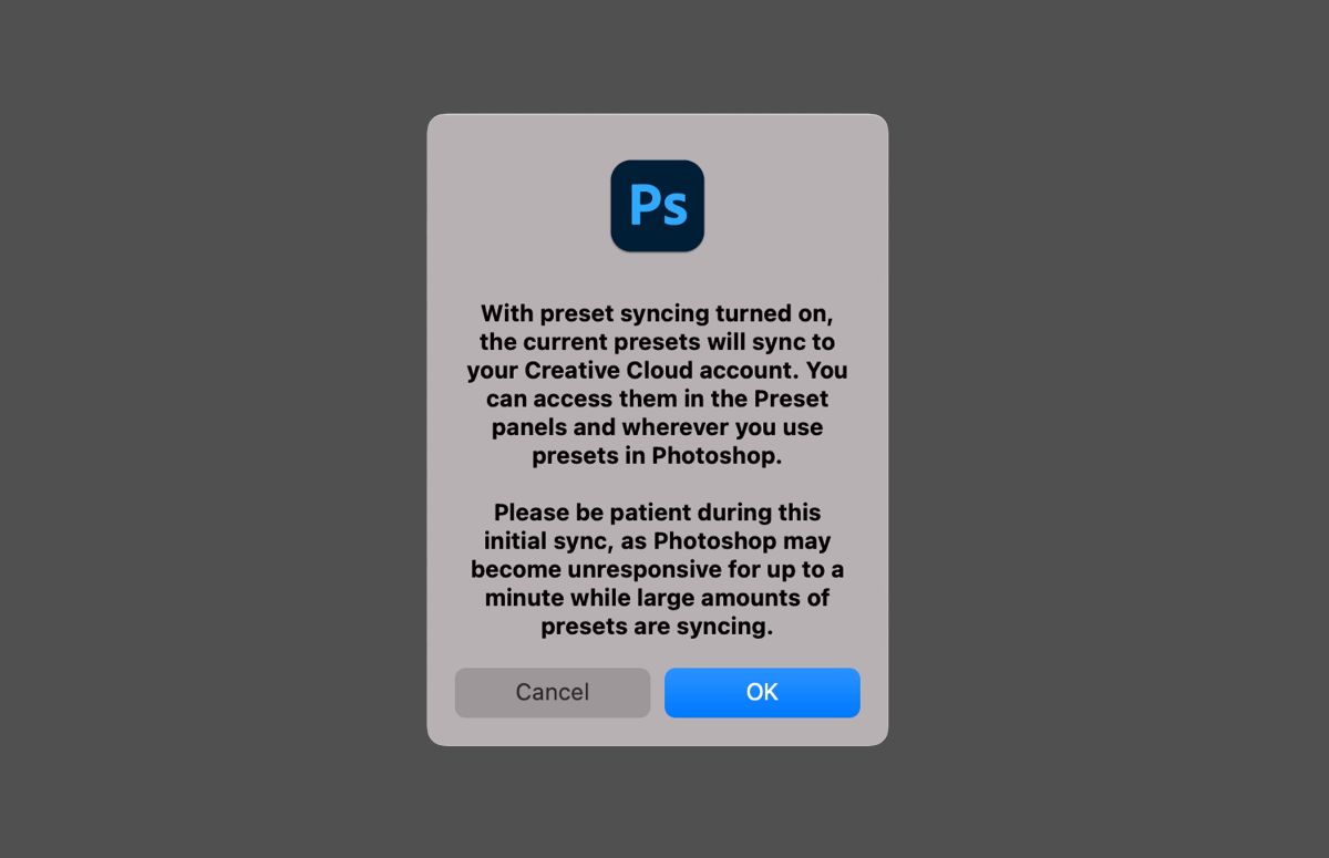 Enable preset synching