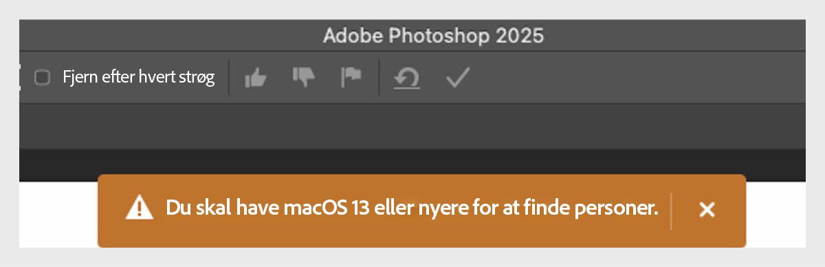 macOS 13 eller nyere er nødvendig for at finde personer