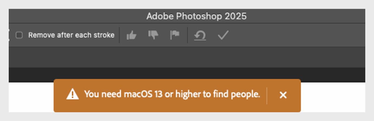 נדרש macOS 13 ומעלה כדי למצוא אנשים