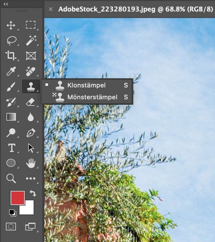 Galleri med markeringsverktyg i Photoshop