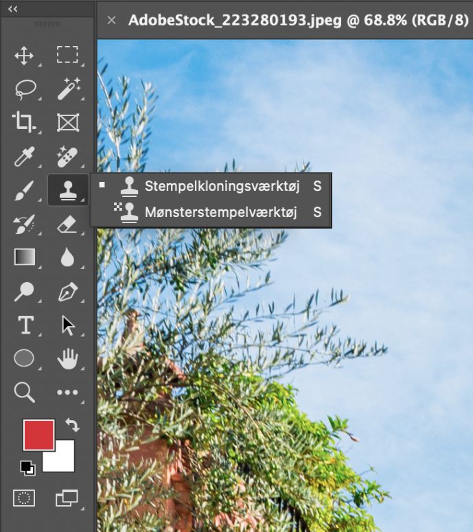 Galleri med markeringsværktøjer i Photoshop
