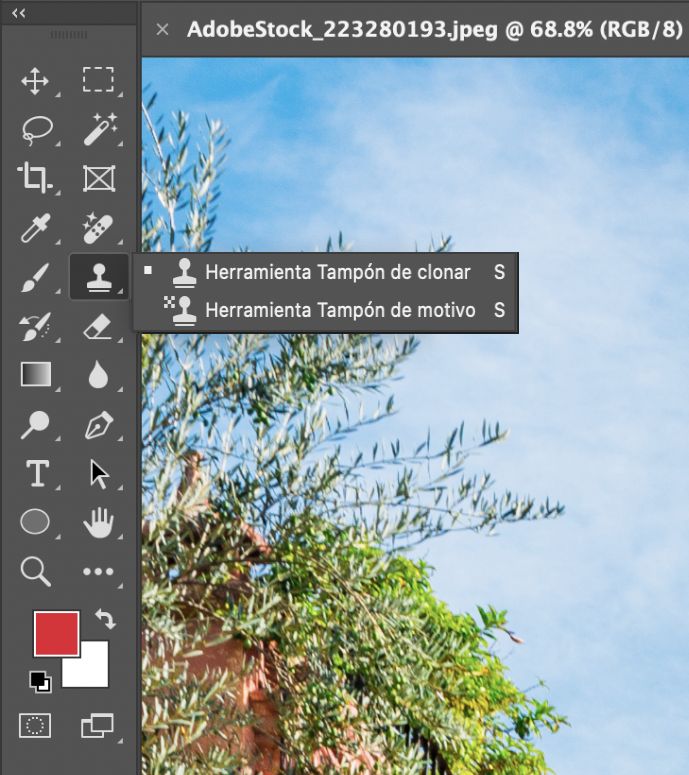 Galería de herramientas de selección en Photoshop