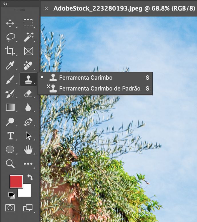 Galeria de ferramentas de seleção no Photoshop