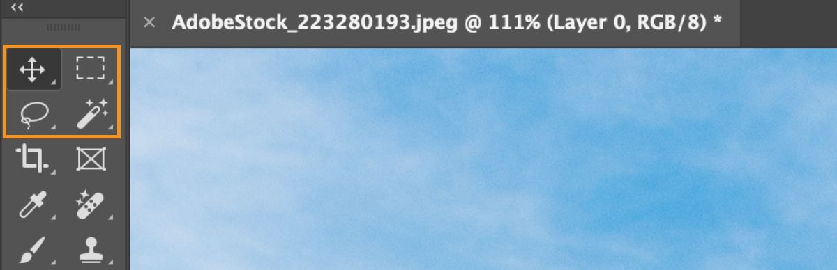 Photoshopin valintatyökaluvalikoima