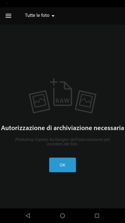 Accesso alle foto dal dispositivo Android