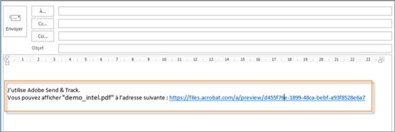 Lien vers les fichiers joints