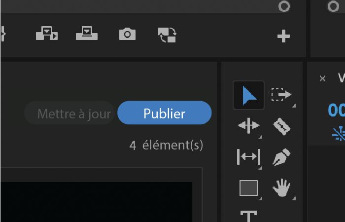 Publier des modifications dans les projets d’équipe
