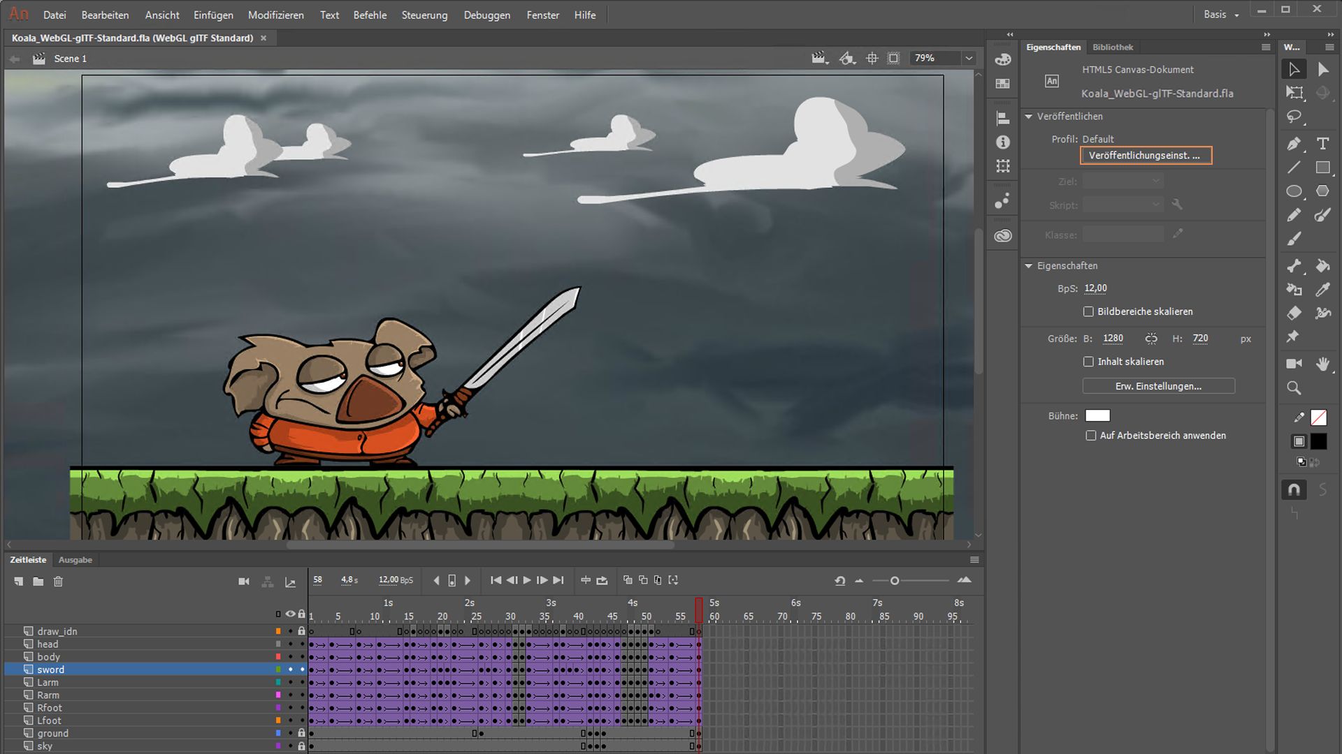 WebGL-glTF-Datei veröffentlichen