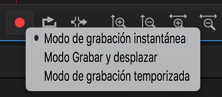 Modos de grabación