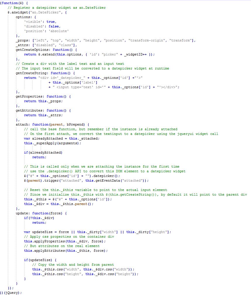 Главный исходный файл: src/datepicker.js.