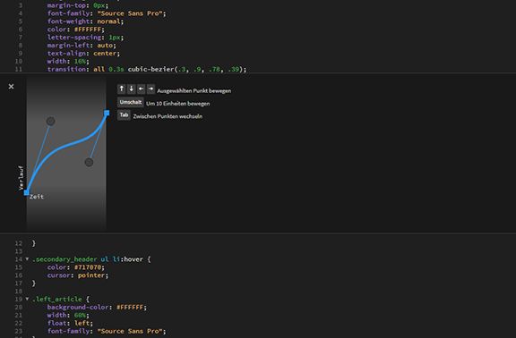 Bézier-Kurven mithilfe der Schnellbearbeitung bearbeiten