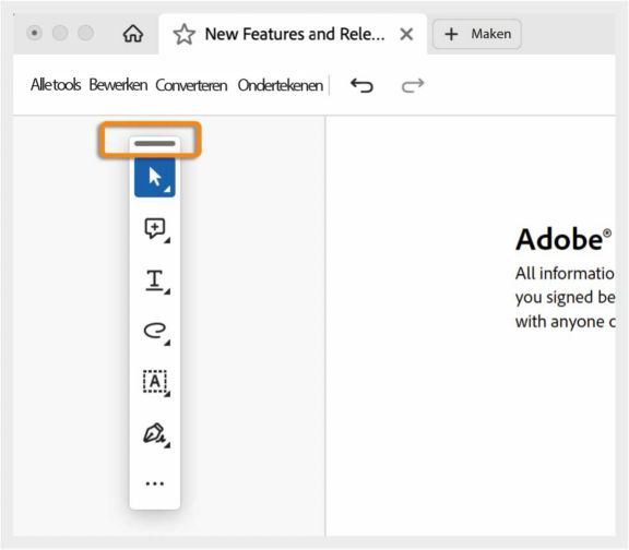 De balk slepen met snelle tools