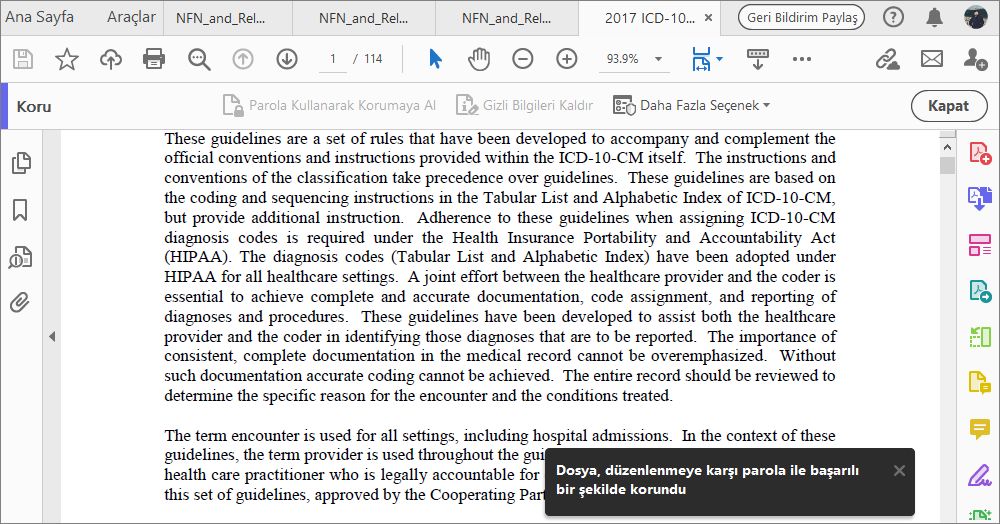 Düzenleme onay mesajını kısıtlama