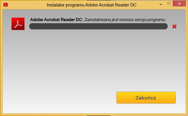 Instalacja z Centrum pobierania programu Reader