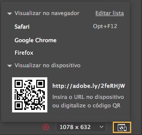 Visualização em tempo real