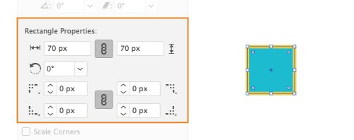 خصائص الأشكال المباشرة | المستطيل والمستطيل الدائري