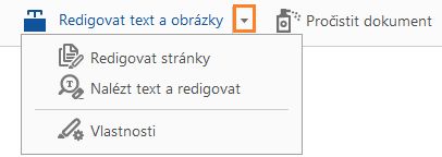 Redigovat text a obrázky