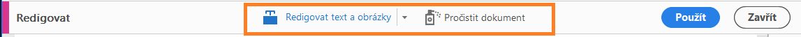 Nástroj Redigovat