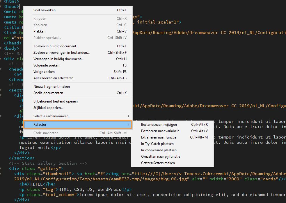 Opties voor JavaScript-refactoring