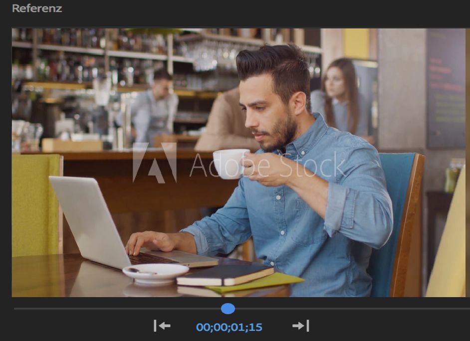 Auswählen eines Referenz-Frames