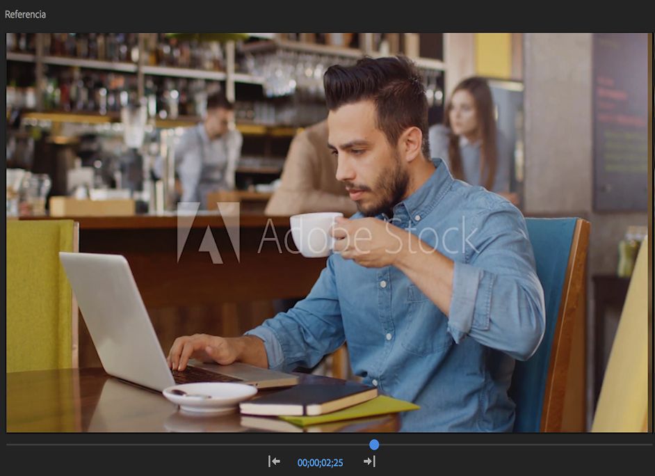 Selección de un fotograma de referencia