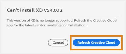 刷新 Creative Cloud