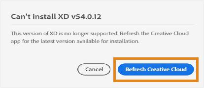 A Creative Cloud frissítése