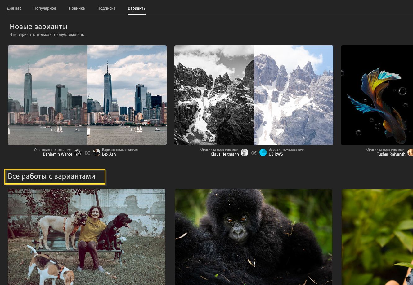 Все работы с вариантами 