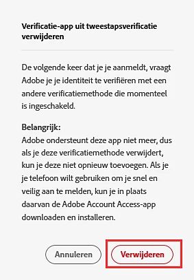 Adobe Authenticator verwijderen