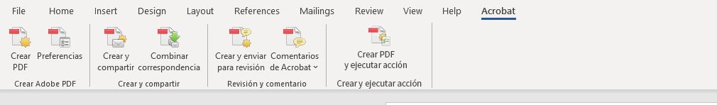 Se ha eliminado la opción de Insertar medios